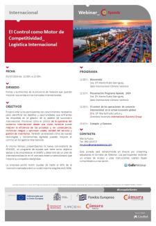 La Dra. Marta Prado Larburu, ponente en el webinar &quoEl control de las operaciones de comercio internacional en el actual escenario global&quo organizado por la Cámara de Comercio de Valencia