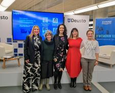 La Dra. Marta Prado Larburu, panelista en la quinta sesión del programa B-WOMENIN Global Meeting & Expanding 2024, &quoImpulso femenino de nuevos proyectos con enfoque internacional&quo, celebrada en Bilbao