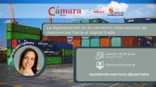 La Dra. Marta Prado Larburu, ponente en el webinar &quoLa digitalización en el comercio internacional de mercancías: hacia el digital trade&quo organizado por Cámara Burgos
