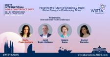 Dr. Marta Prado Larburu, CEO at DS4T and INCOTRANS, moderator of the roundtable about &quoInternational Trade Challengues&quo at WISTA International AMG & Conference Barcelona 2025